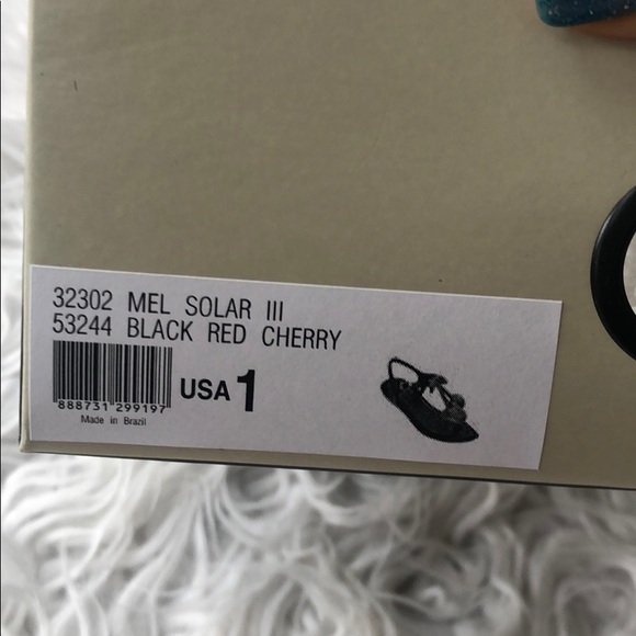 NEW • Mini Melissa • Solar Sandals Cherry Girls - Picture 5 of 5